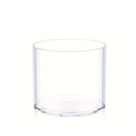 Clear Round Plastic Vase