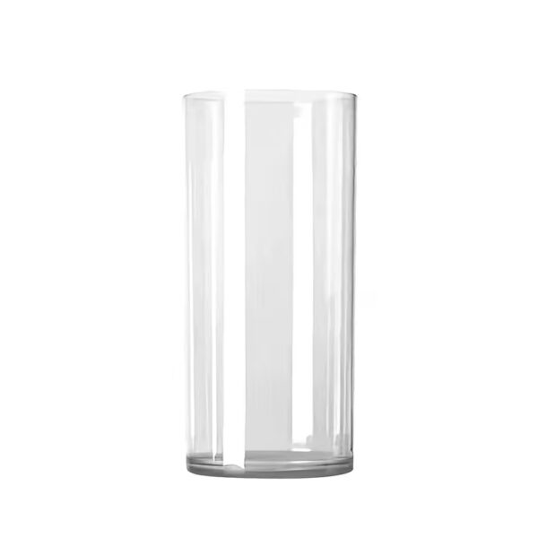 Clear Round Plastic Vase 49x18cm
