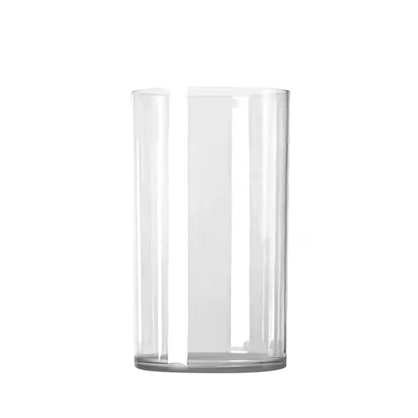 Clear Round Plastic Vase 40x20cm