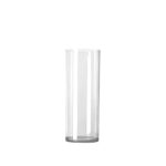 Clear Round Plastic Vase 9.5x29.5cm