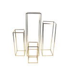 4pc Gold Plinth Set