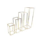 4pc Gold Plinth Set