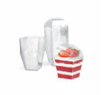 Plastic Dessert Cups with Lids 20pc