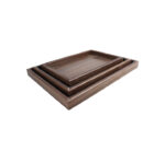 3pc Wooden Serving Tray