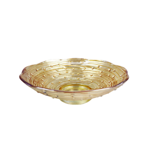 Gold Glass Bowl