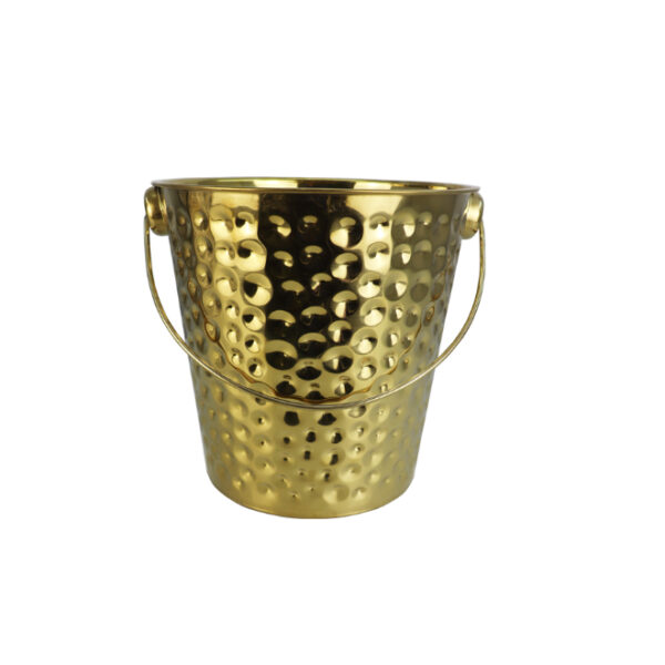 Metal Hammered Ice Bucket