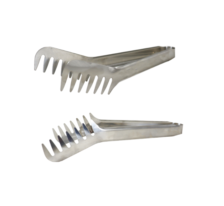 Metal Spaghetti Tong Silver