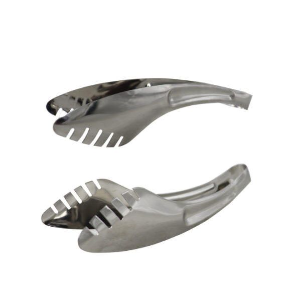 Metal Salad Tong Silver