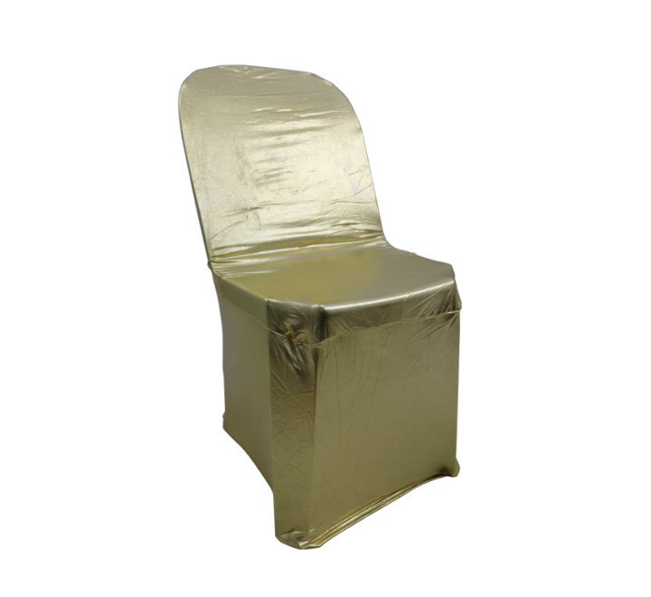 Chair Cover Metallic Gold