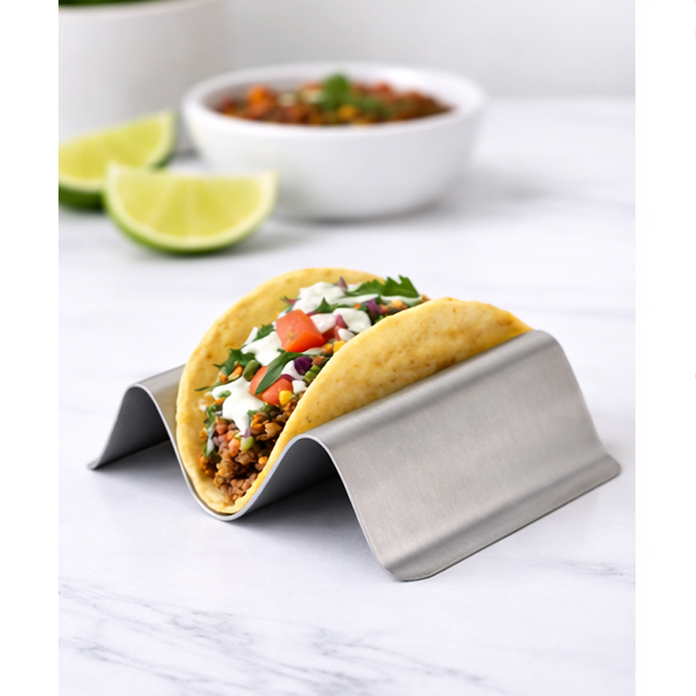 Stainless Steel Taco Holder Stand