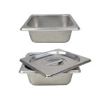 Food Prep Container Silver 16.5x18cm