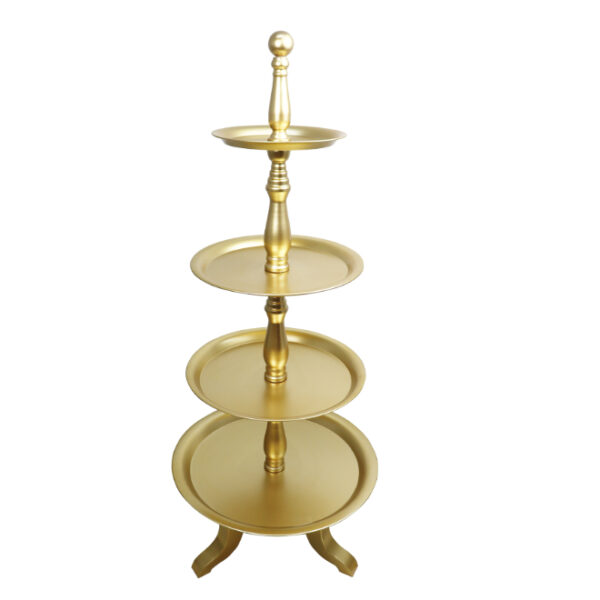 Large 4 Tier Metal Cupcake Stand