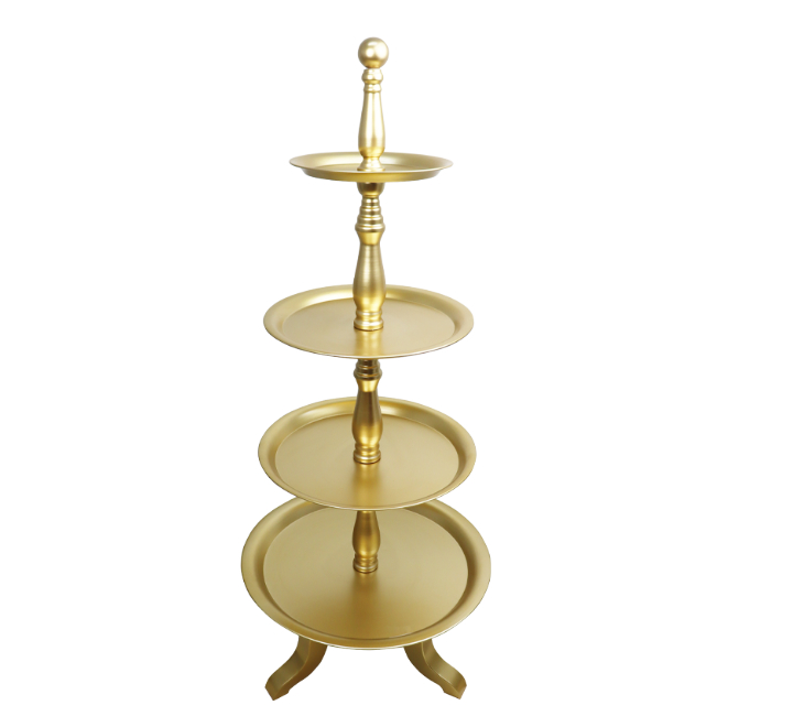 Large 4 Tier Metal Cupcake Stand