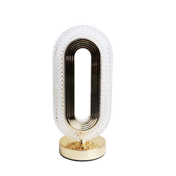 Fancy Oval Lantern with Rechargeable Light