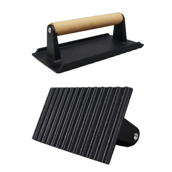 Cast Iron Rectangular Grill Press