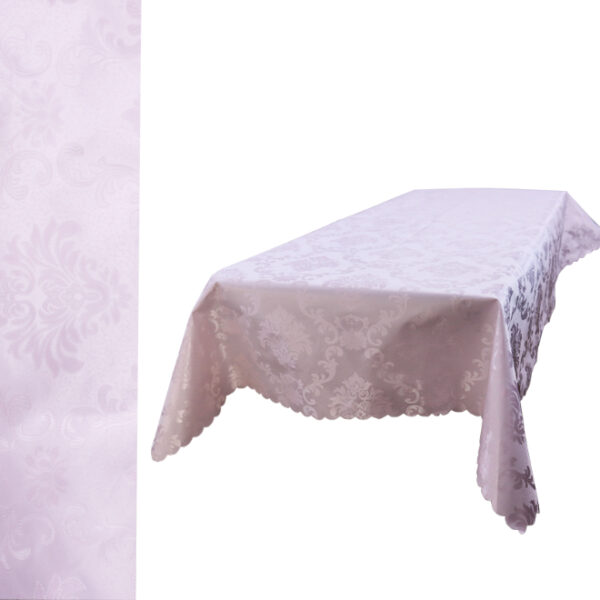 Pink Patterned Rectangular Table Cloth 150x250