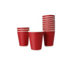 Ripple Coffee Cups 25pcs (250ml) Red