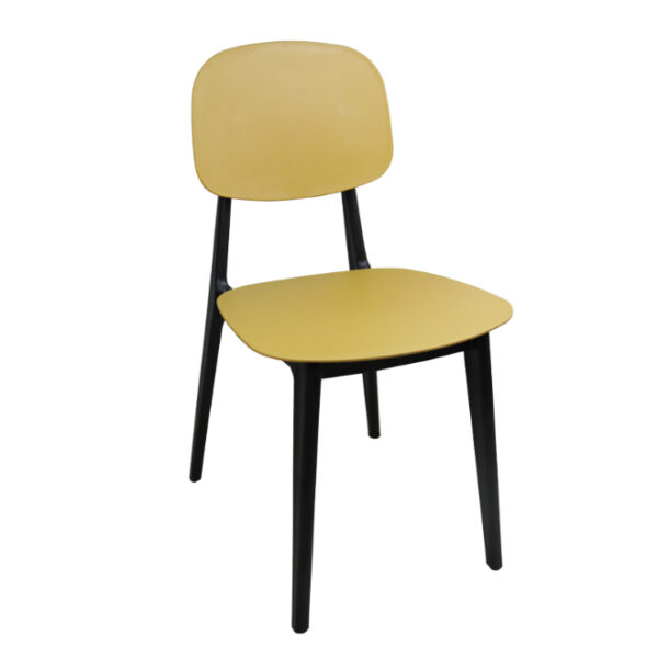 2 Tone Cafe Chair Mustard
