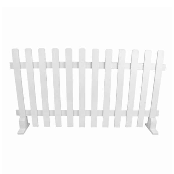 White Wooden Picket Fence 1.7m