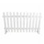 White Wooden Picket Fence 1.7m