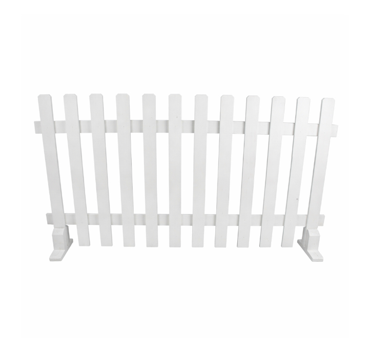 White Wooden Picket Fence 1.7m
