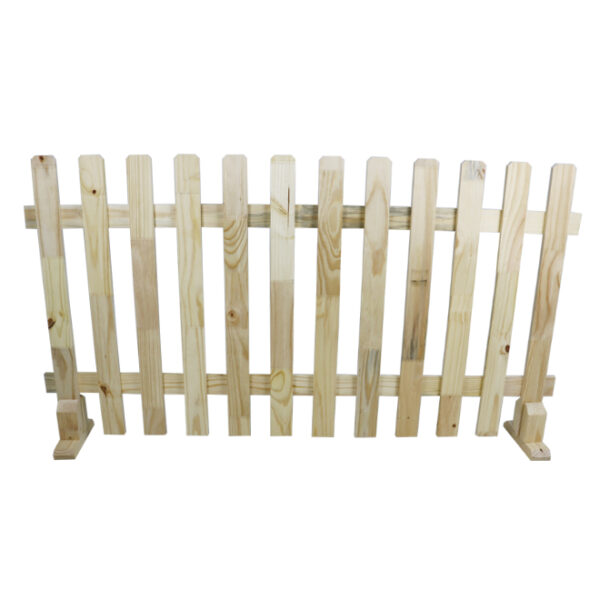 Raw Wood Picket Fence 1700x900mm
