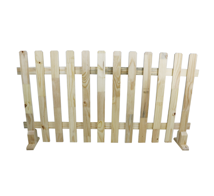 Raw Wood Picket Fence 1700x900mm