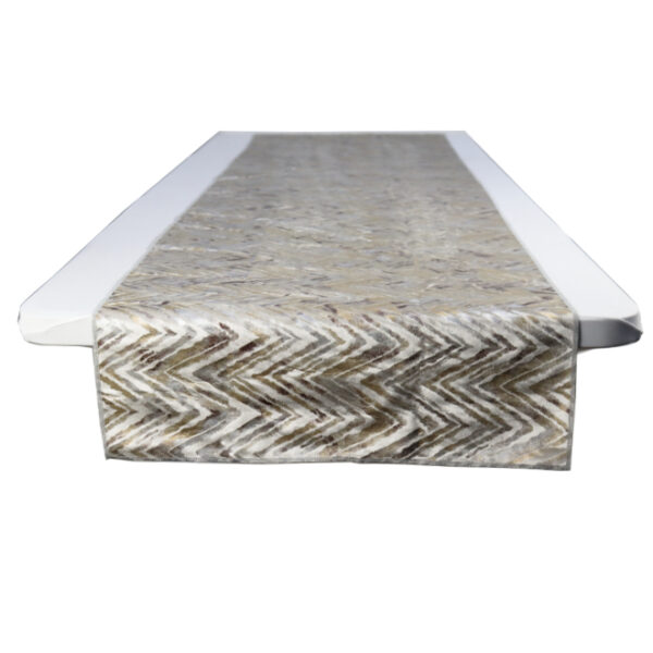 Velvet Table Runner Cream/Beige