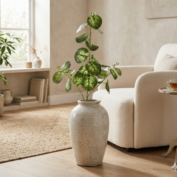 Artificial Green Vein Caladium Plant