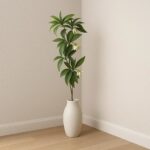 Artificial Green/White Flower Stem