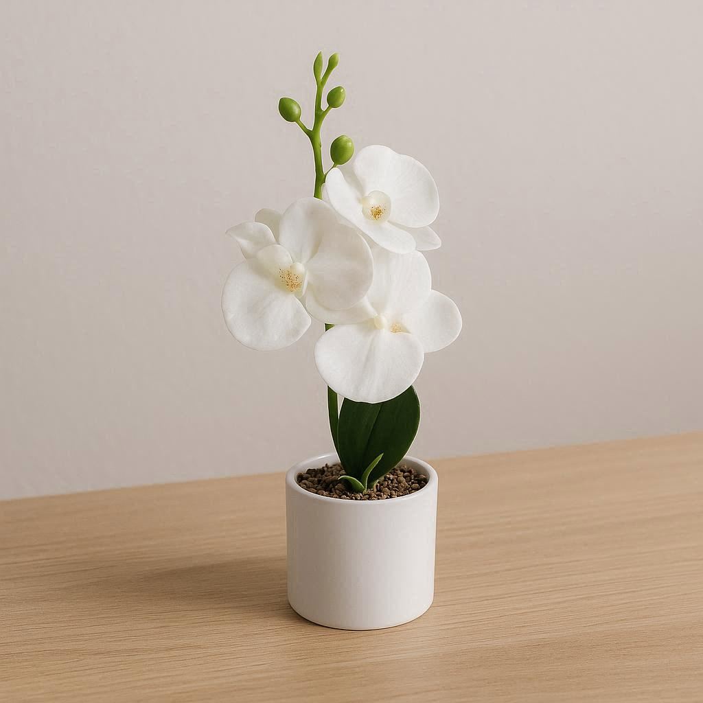 Artificial Mini Orchid in Pot