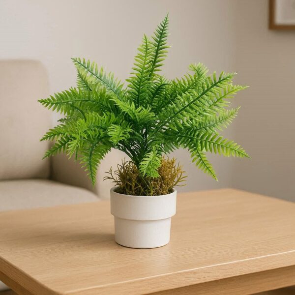 Artificial Potted Mini Fern Plant