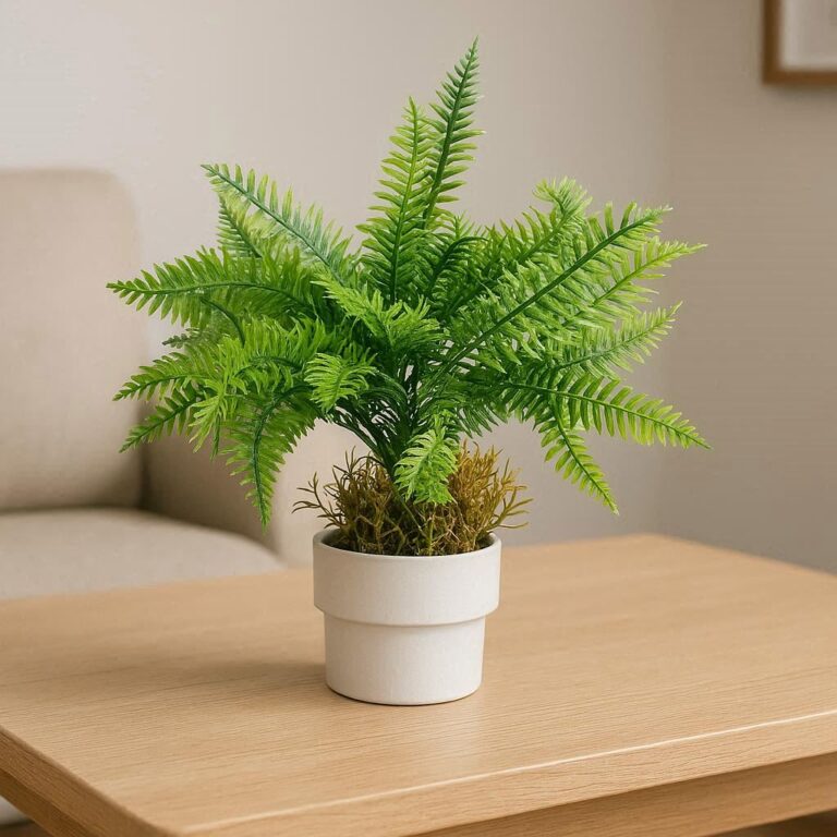Artificial Potted Mini Fern Plant