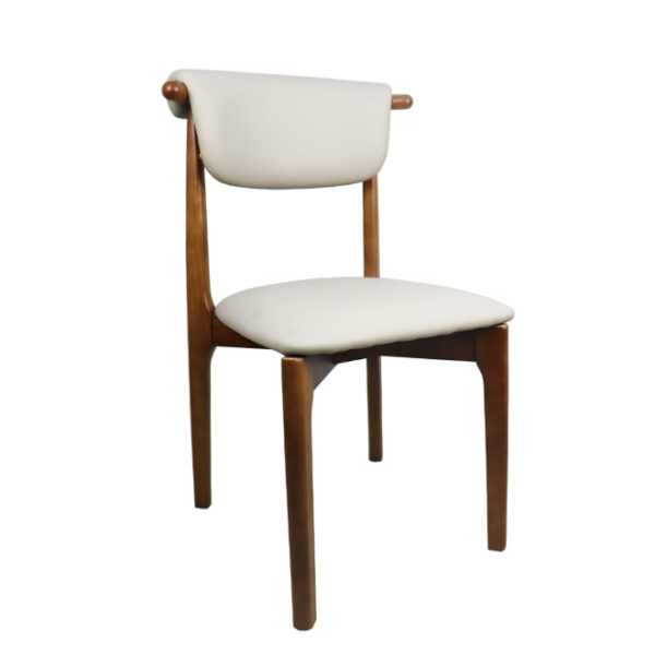 PU Leather Dining Chair Wooden Frame