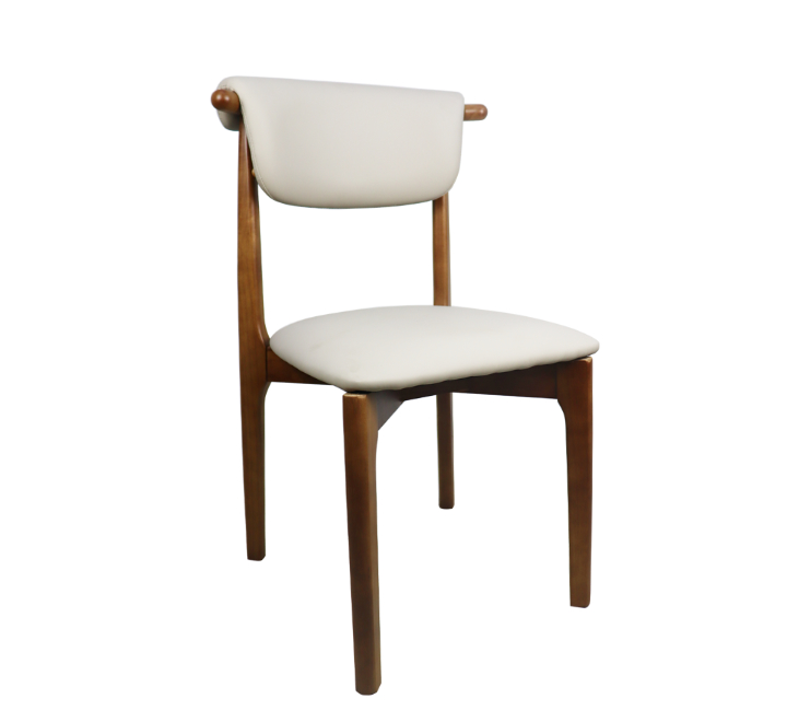 PU Leather Dining Chair Wooden Frame