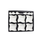 Porcelain Snack Bowls with Spoons