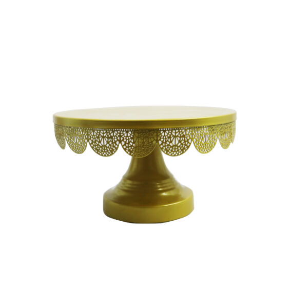 Metal Cake Stand Gold 25cm