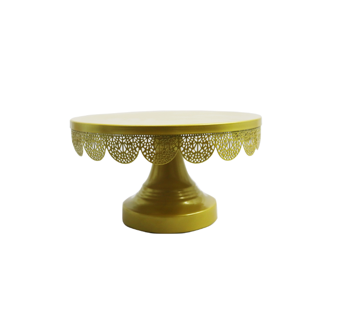 Metal Cake Stand Gold 25cm