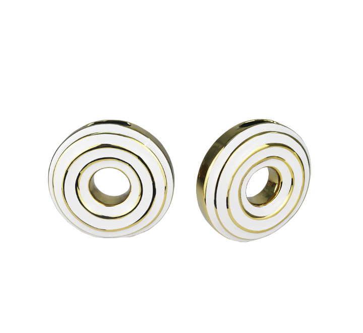 Decorative Circular Ceramic Vase