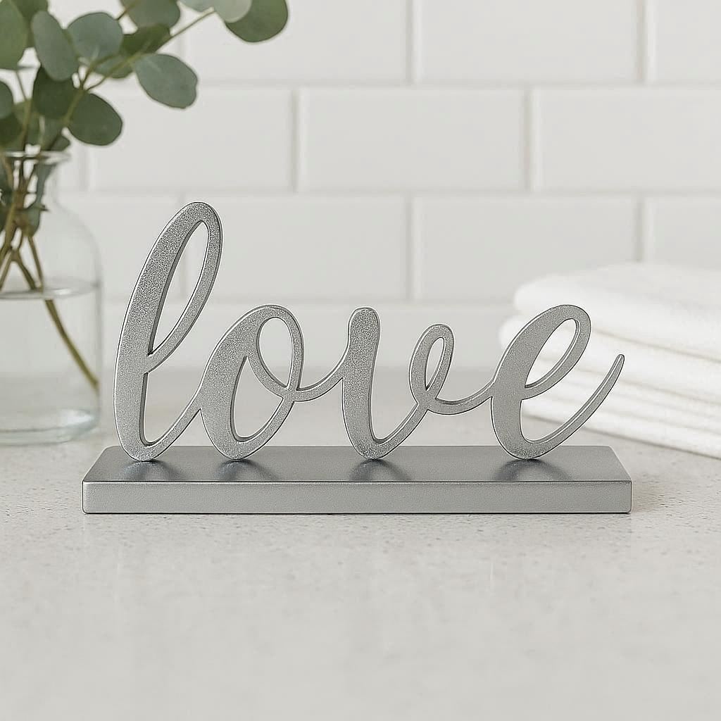 Metal Love Sign