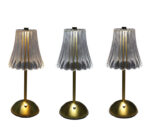 Rechargeable Desk Lamp with Acrylic Shade