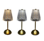 Rechargeable Desk Lamp with Acrylic Shade