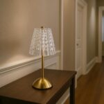 Rechargeable Desk Lamp with Acrylic Shade