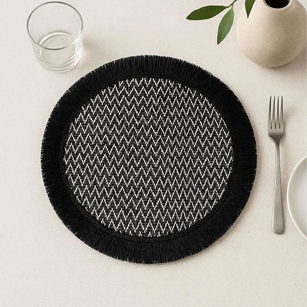 Black/Cream Placemat
