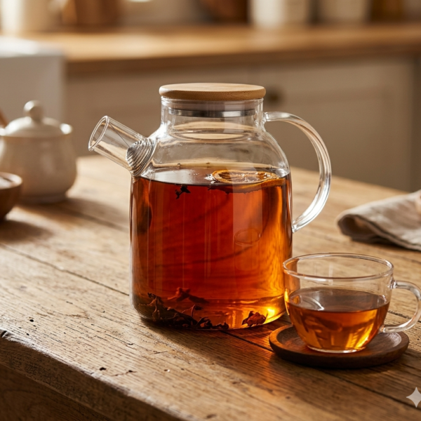 Heat-Resistant Glass Teapot 1.5L