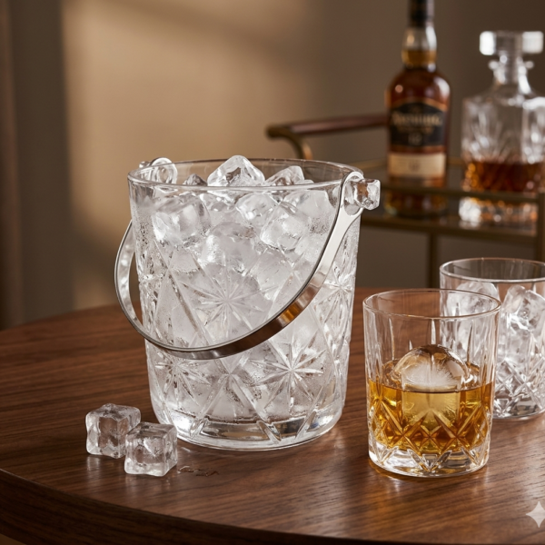 Glass Ice Bucket