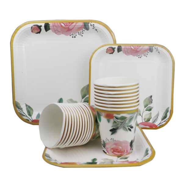 Disposable Plate/Cup Set 60pc