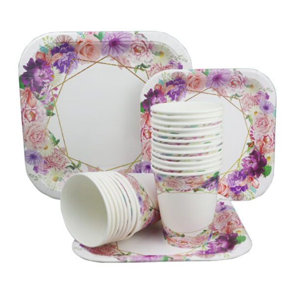 Disposable Plate/Cup Set 60pc