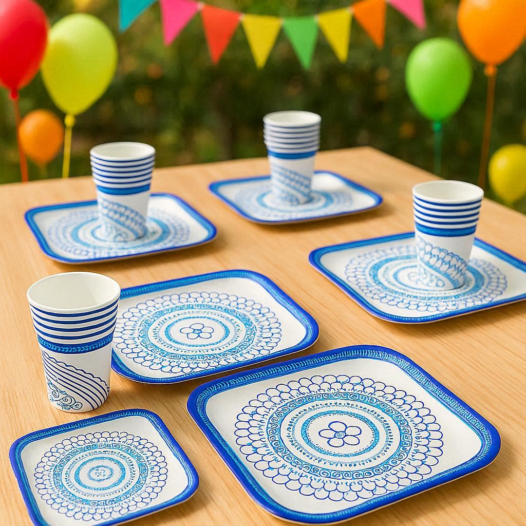 Disposable Plate/Cup Set 60pc