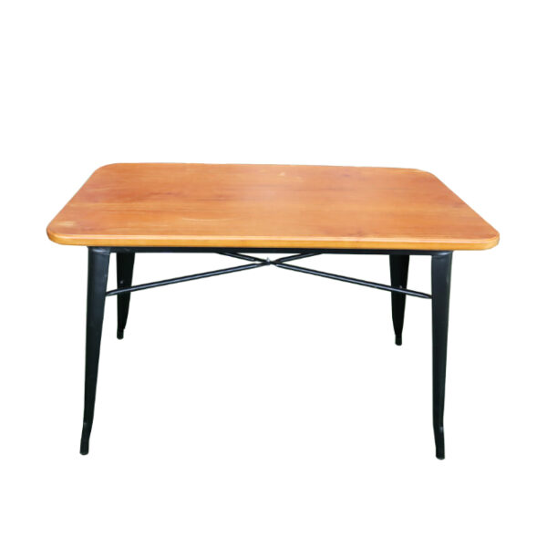 Tolix Wooden Table 120x70cm